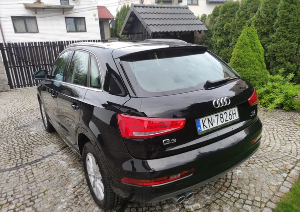 Audi Q3 cena 98600 przebieg: 122750, rok produkcji 2018 z Pilawa małe 79